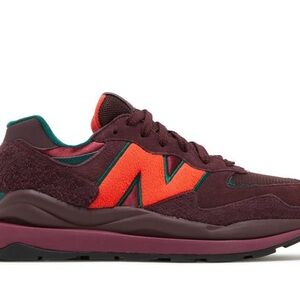 New Balance Kids' Maroon and Red Sneakers